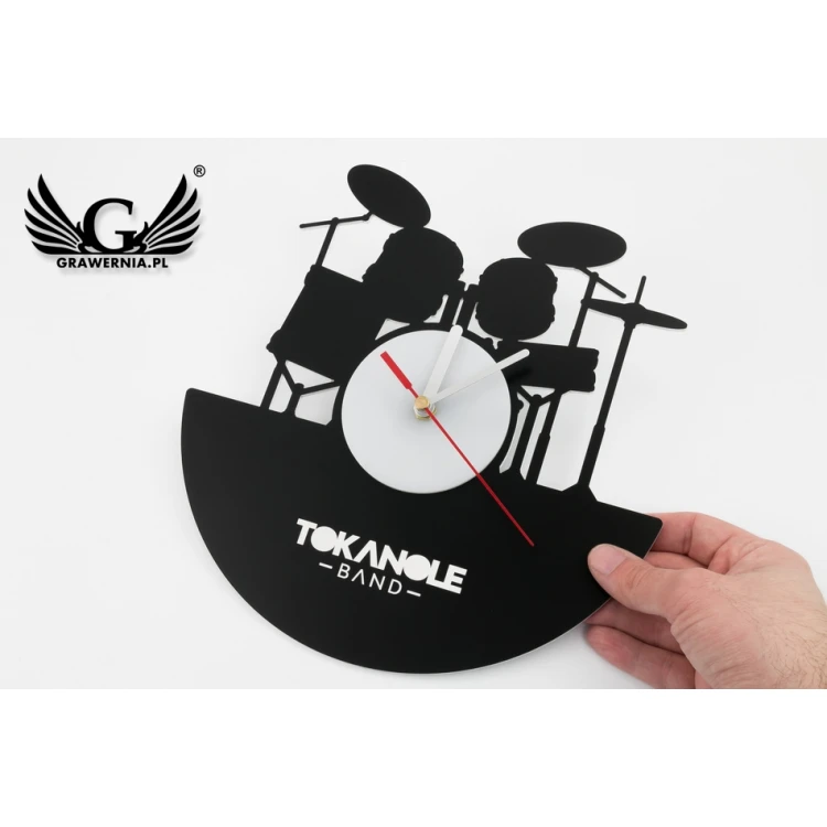 Rock Clock with any engraving - CLK008