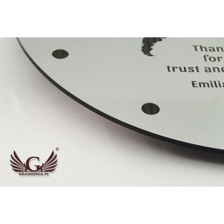 World Clock with Custom Engraving - CLK013