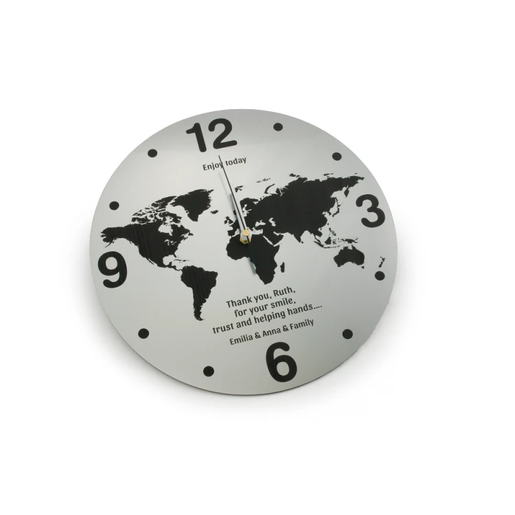 World Clock with Custom Engraving - CLK013