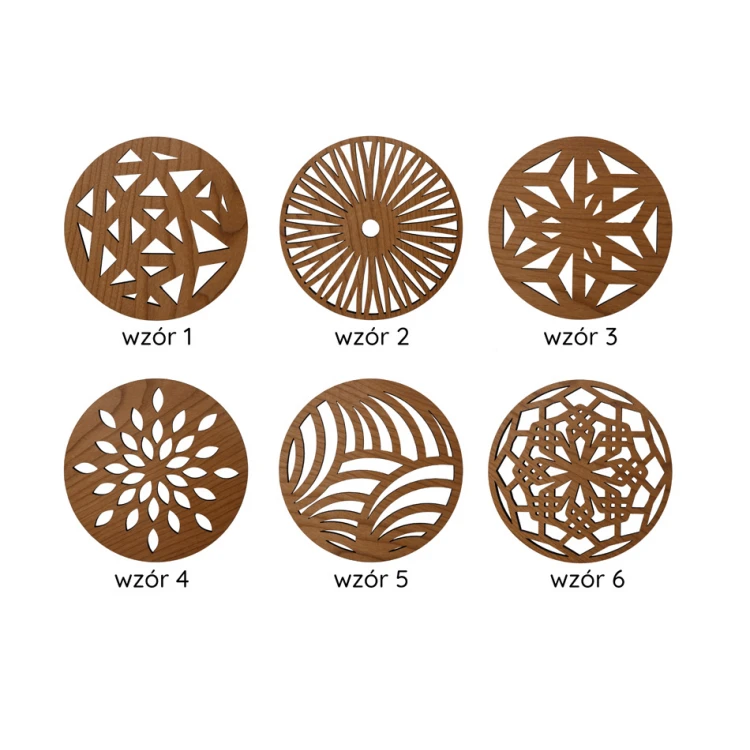Walnut Solid Wood Coasters Set of 6 with Engraved Stand - PDK010