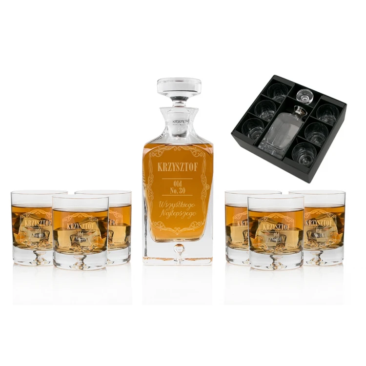 Whisky Set with Engraving - LAMBERT - KAR046
