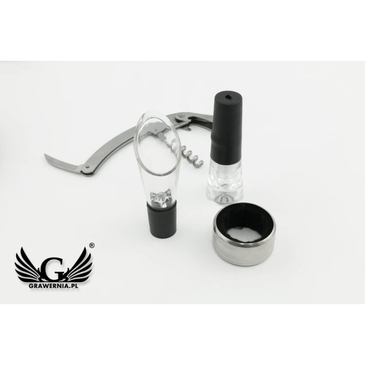 Nubis Wine Set with Custom Engraving - AL012