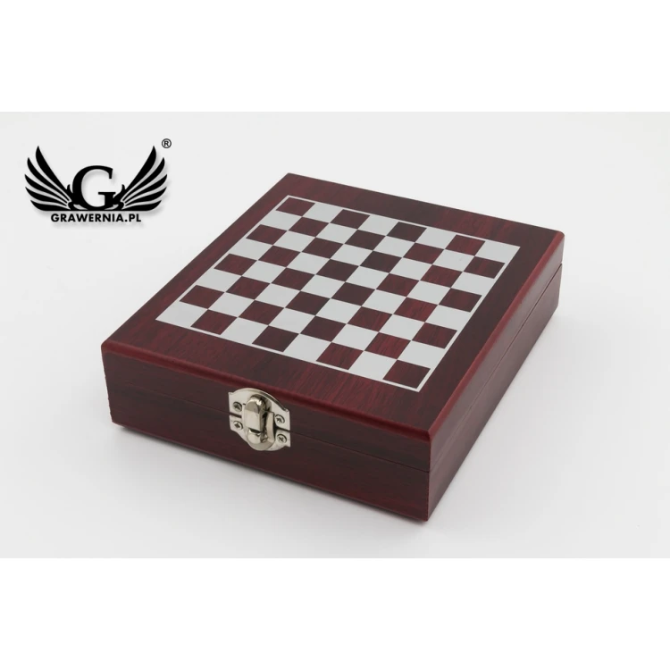MATT Chess and Wine Set with Your Engraving - AL013
