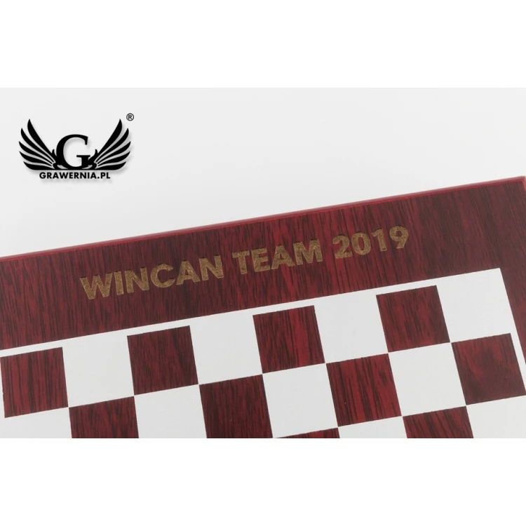MATT Chess and Wine Set with Your Engraving - AL013