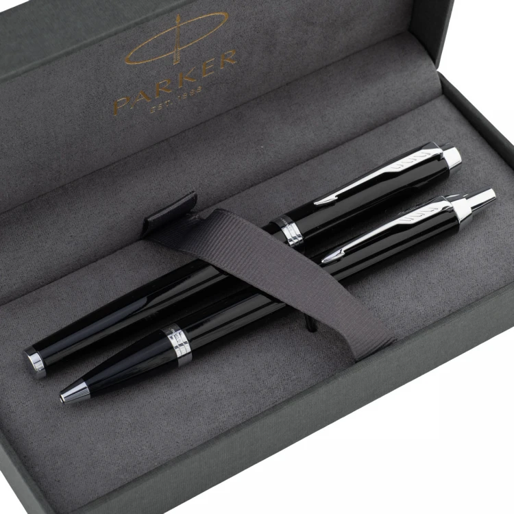 Parker IM Core Black CT Set - Fountain Pen and Ballpoint Pen - PAR212-DUO-PRO