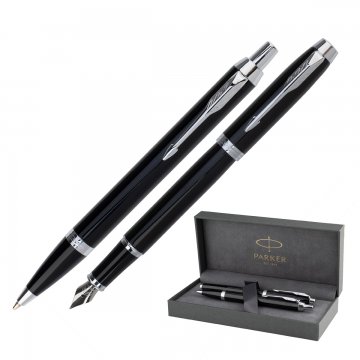 Parker IM Core Black CT Set - Fountain Pen and Ballpoint Pen - PAR212-DUO-PRO