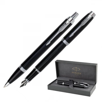 Parker IM Core Black CT Set - Fountain Pen and Ballpoint Pen - PAR212-DUO-PRO