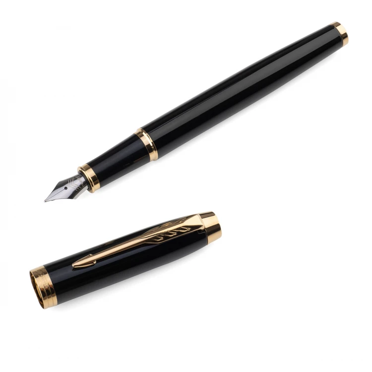 Parker IM Black GT Fountain Pen and Ballpoint Pen Set with Case - PAR161-DUO