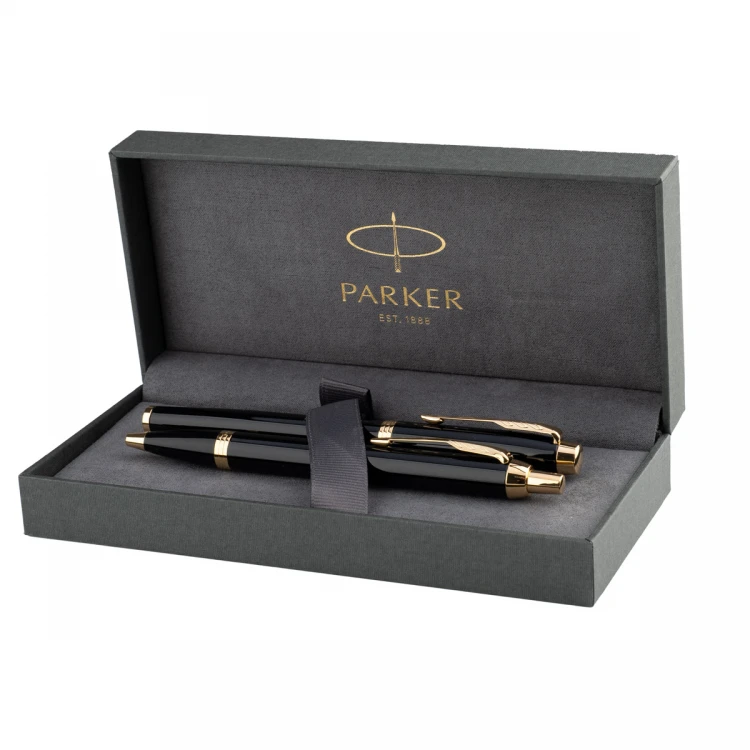 Parker IM Core Black GT Set - Fountain Pen and Ballpoint Pen - PAR210-DUO-PRO