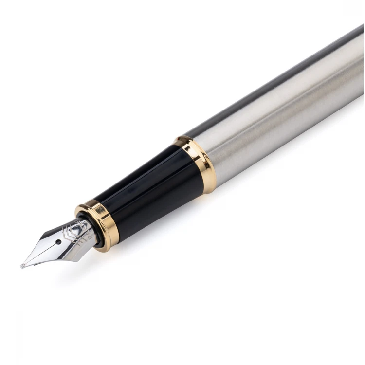 Parker IM Core Brushed GT Set - Fountain Pen and Ballpoint Pen - PAR209-DUO-PRO