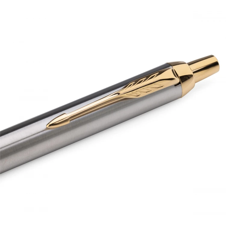 Parker IM Core Brushed GT Set - Fountain Pen and Ballpoint Pen - PAR209-DUO-PRO
