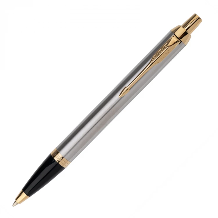 Parker IM Core Brushed Metal GT Set - Pen with Case - PAR227