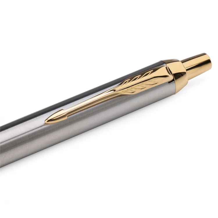 Parker IM Core Brushed Metal GT Set - Pen with Case - PAR227