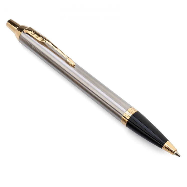 Parker IM Core Brushed Metal GT Set - Pen with Case - PAR227