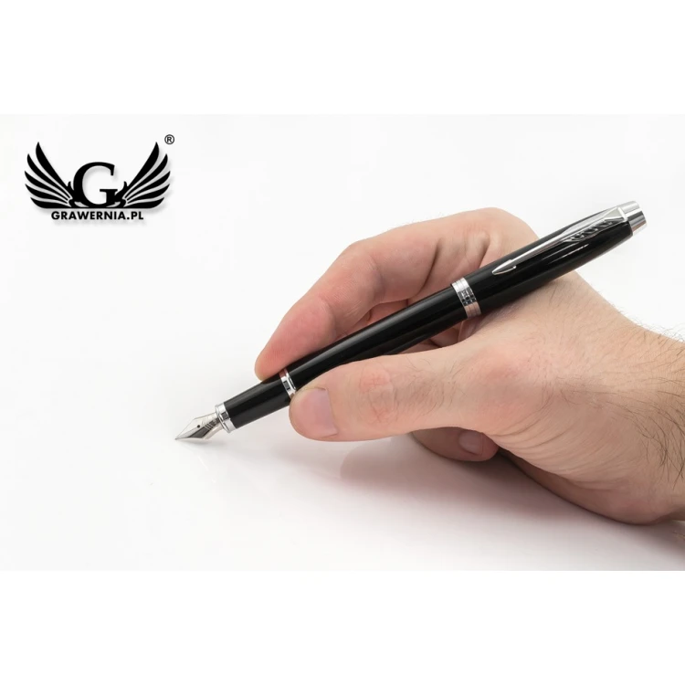 Parker IM Black CT Fountain Pen and Ballpoint Pen Set with Red Notebook - Brown Box - PAR134-DUO-PT
