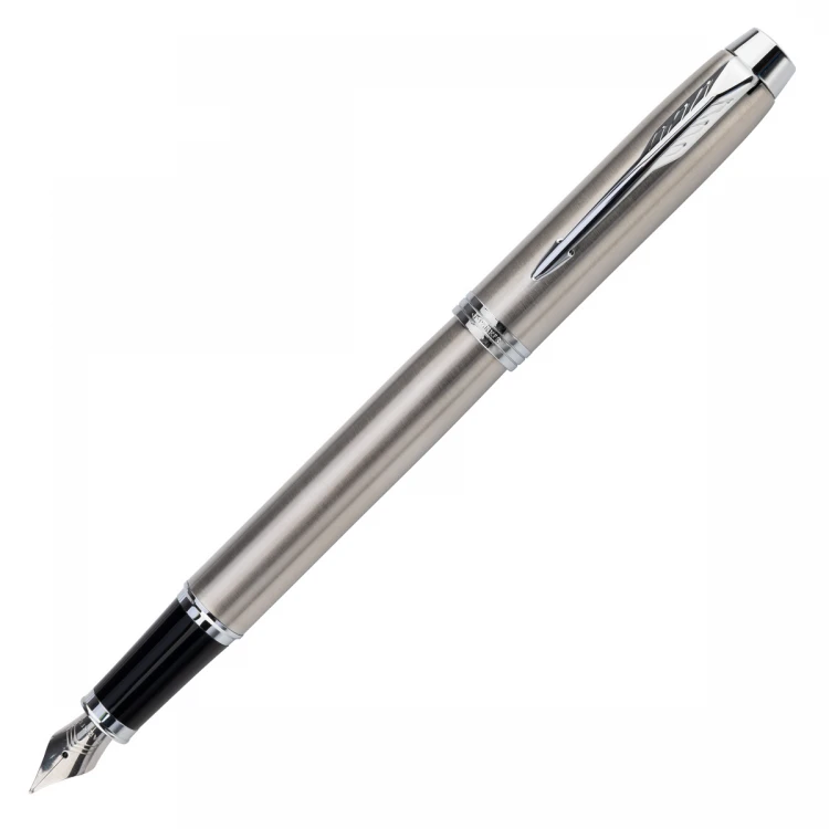 Parker IM Essential Stainless Steel CT Set - Fountain Pen and Ballpoint Pen - PAR213-DUO-PRO
