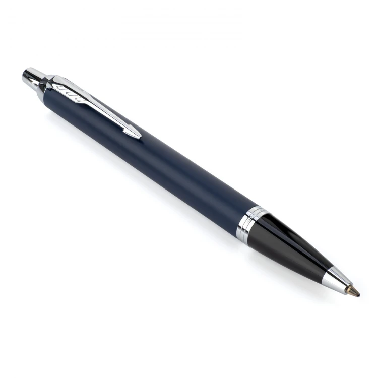 Parker IM Blue CT Fountain Pen and Ballpoint Pen Set with Case - PAR133-DUO-PT