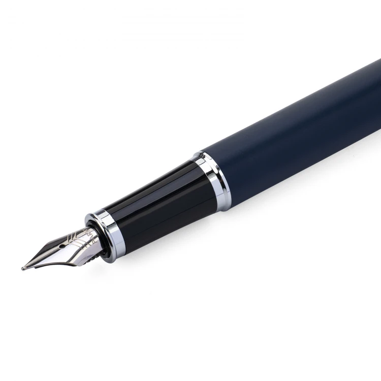 Parker IM Blue CT Fountain Pen and Ballpoint Pen Set with Case - PAR133-DUO-PT