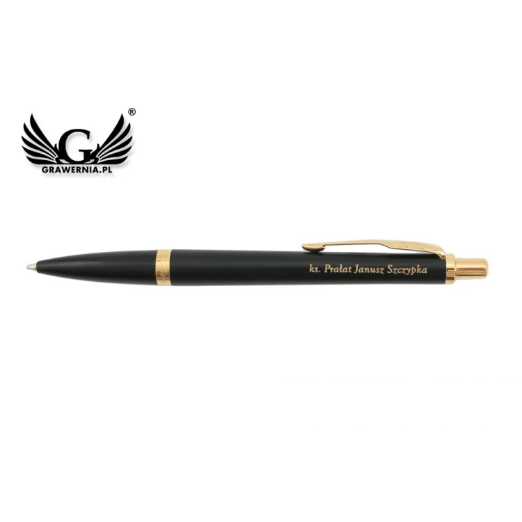 Parker URBAN Core Muted Black GT Fountain Pen and Ballpoint Pen Set with White Notepad - PAR136-DUO-PT