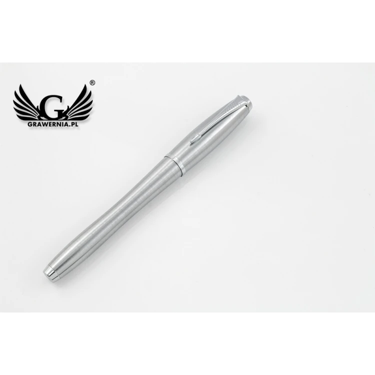 Parker URBAN Metro Metallic CT Fountain Pen and Ballpoint Pen Set with Red Notebook - PAR137-DUO-SW