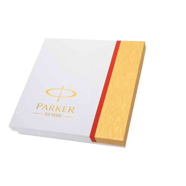 Parker URBAN Metro Metallic CT Fountain Pen and Ballpoint Pen Set with Red Notebook - PAR137-DUO-SW