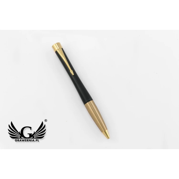 Parker URBAN Muted Black GT Fountain Pen and Ballpoint Pen Set with Case - PAR116-DUO-SW