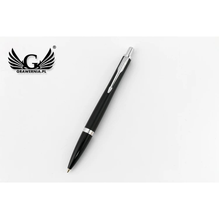 Parker URBAN Core Muted Black CT Fountain Pen and Ballpoint Pen Set with White Notepad - PAR169-DUO-PT