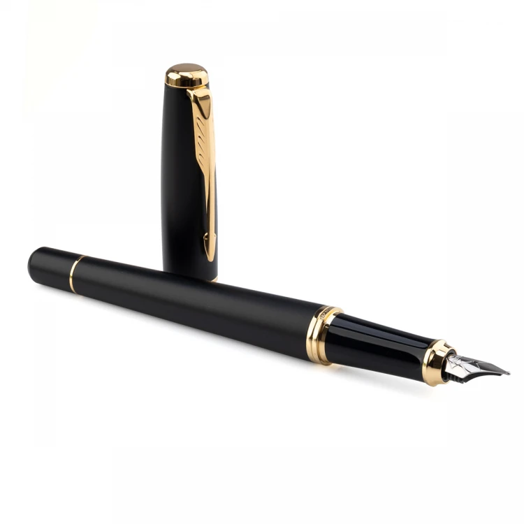 Parker URBAN Muted Black GT Fountain Pen and Ballpoint Pen Set - PAR208-DUO-PRO