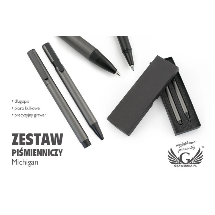 Engraved Writing Set - MICHIGAN - KP006