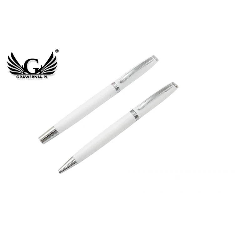 Writing Set with Engraving - COLORADO - White - KP008