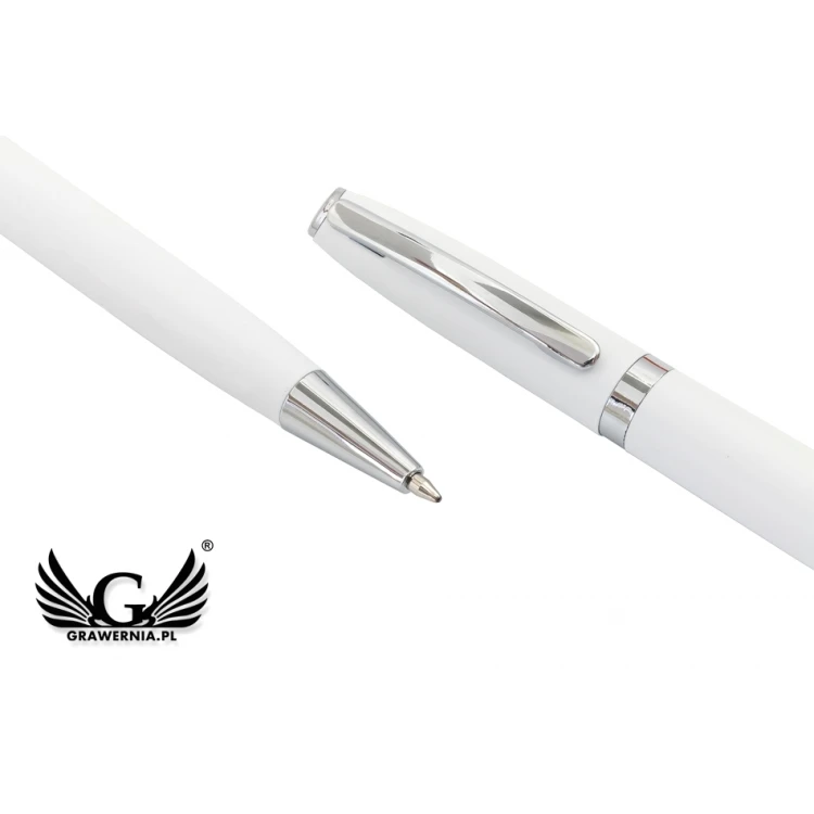 Writing Set with Engraving - COLORADO - White - KP008