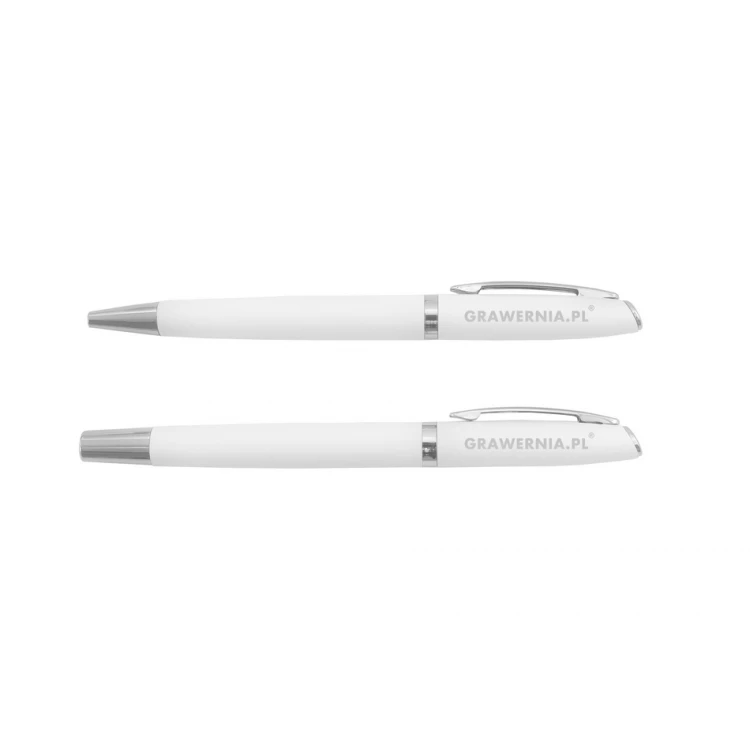 Writing Set with Engraving - COLORADO - White - KP008