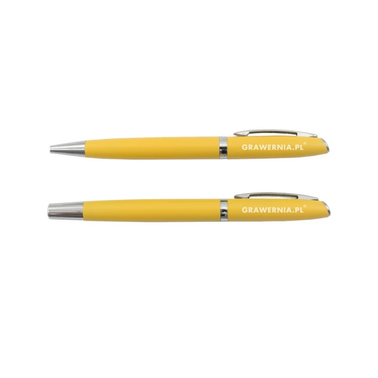 Writing Set with Engraving - COLORADO - Yellow - KP010