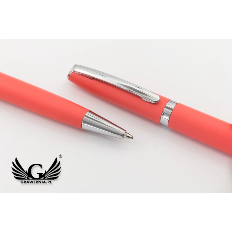 Writing set with engraving - COLORADO - orange - KP011