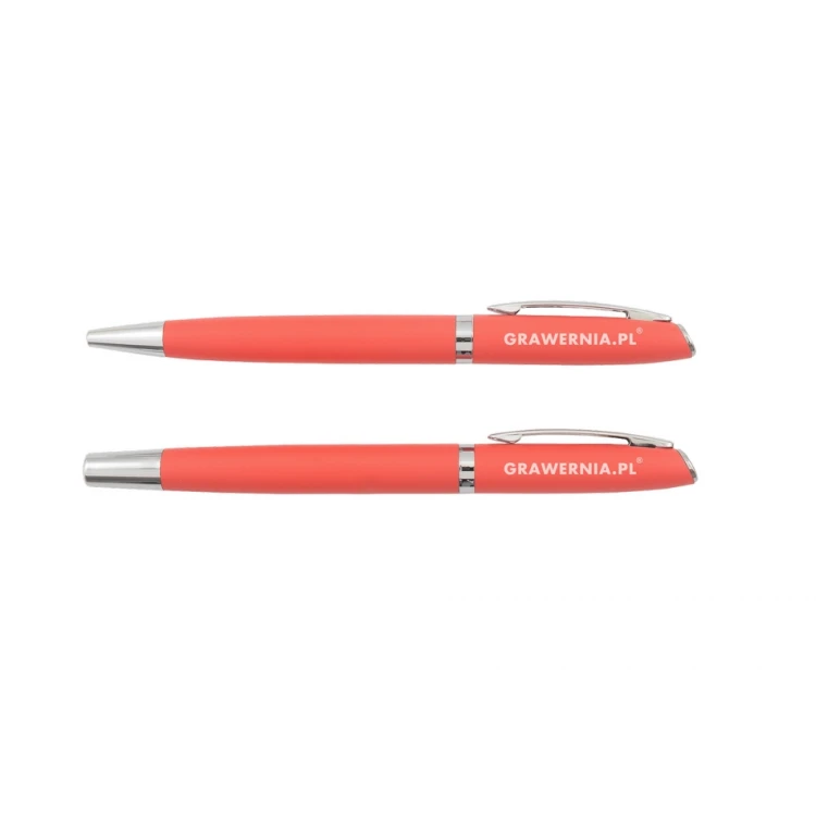 Writing set with engraving - COLORADO - orange - KP011