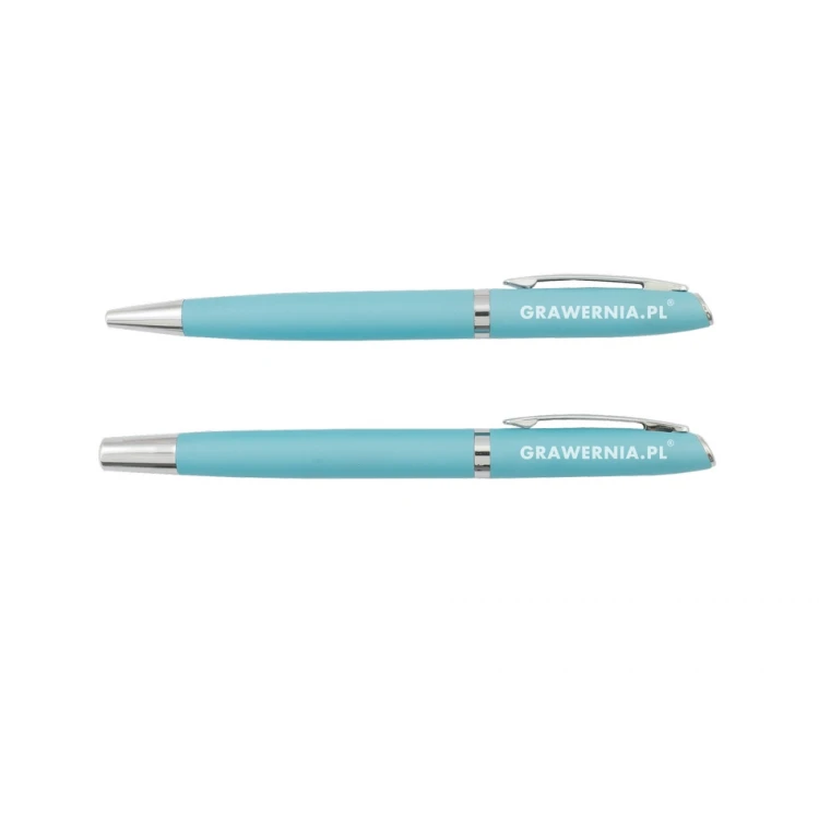 Writing set with engraving - COLORADO - blue - KP013