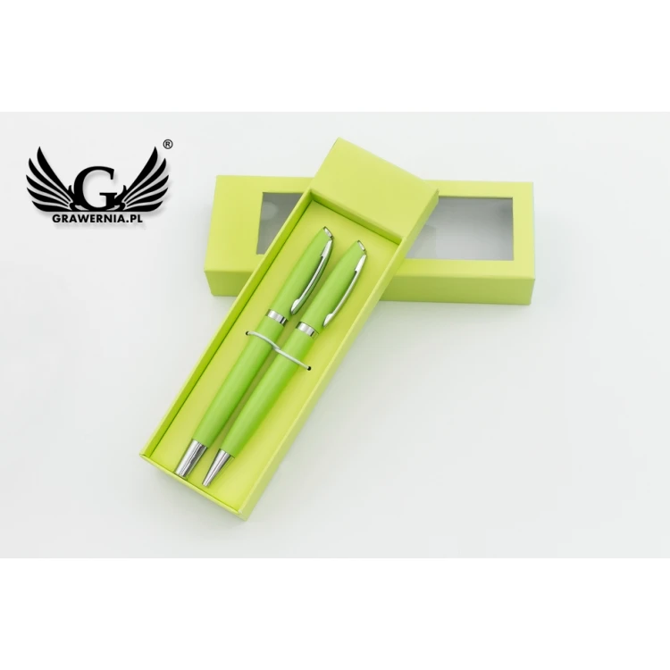 Engraved Writing Set - COLORADO - Green - KP014