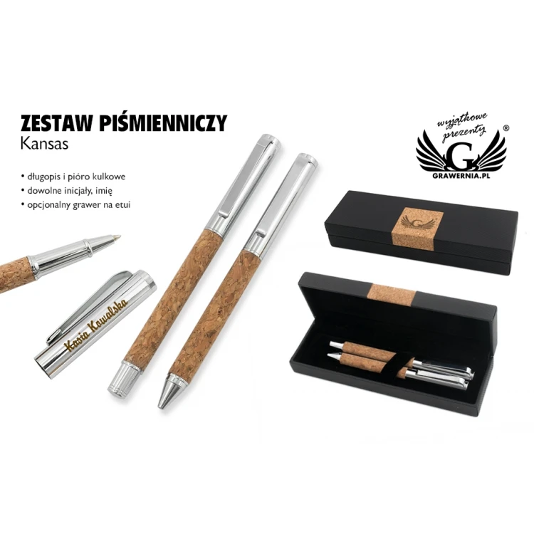 Engraved Writing Set - KANSAS - KP015