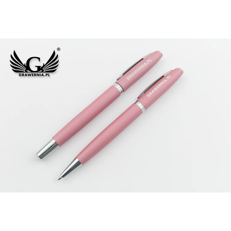 Writing Set with Engraving - COLORADO - Pink - KP012