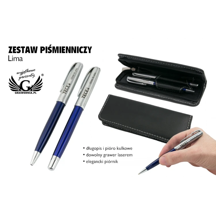Engraved Writing Set - LIMA - KP017