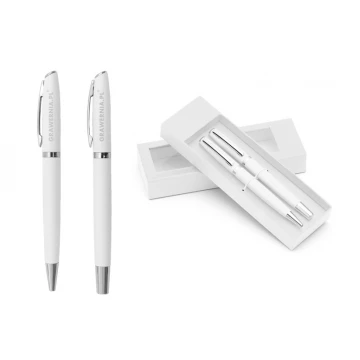 Writing Set with Engraving - COLORADO - White - KP008