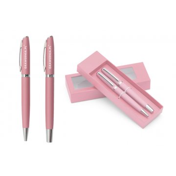 Writing Set with Engraving - COLORADO - Pink - KP012