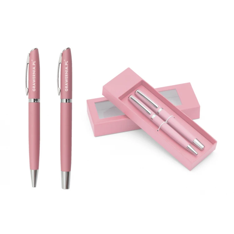 Writing Set with Engraving - COLORADO - Pink - KP012