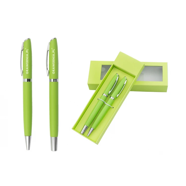 Engraved Writing Set - COLORADO - Green - KP014