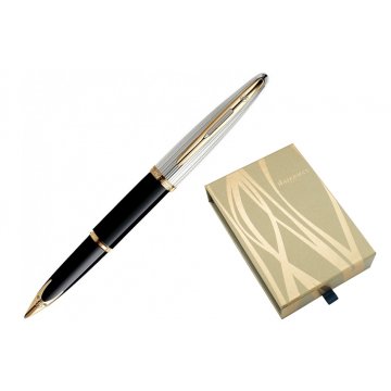 WATERMAN Carene Deluxe Black GT Set with Case - WAT013