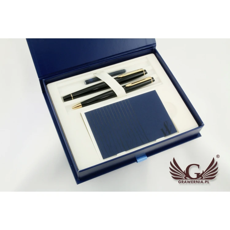WATERMAN EXPERT BLACK GT SET - WAT028-DUO