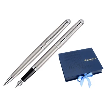 WATERMAN HEMISPHERE STEEL CT SET - WAT014