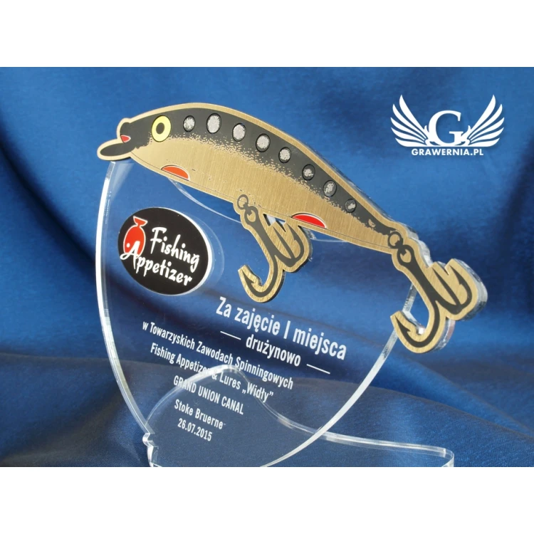 GOLDEN FISH - fishing competition trophy - model DTA21