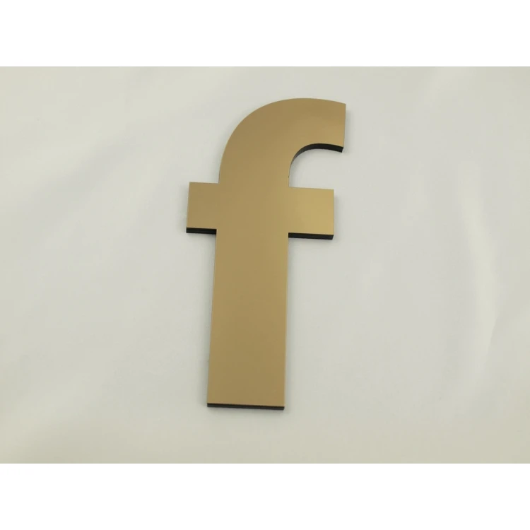 Numbers and letters for wall, door or building facade - laser cut - height 14.5 cm