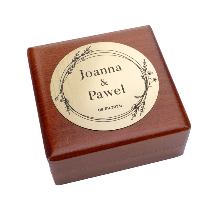 Golden Medals for 30th Pearl Wedding Anniversary - Set in Wooden Case - MGR107
